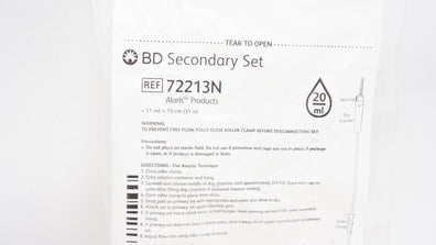 BD 72213N Alaris Secondary Set 20ml, Approx 11 ml; 79 cm (x)